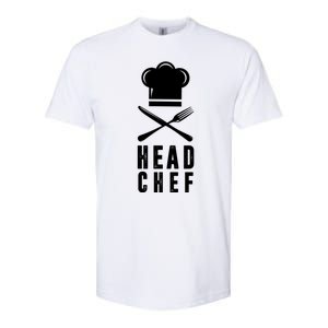 Head Chef Family Outfits Group Matching Sous Chef Mom Gift Softstyle CVC T-Shirt