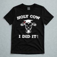 Holy Cow Funny Dairy Farmer Midwest Pride T-Shirt