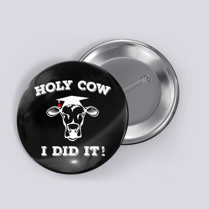 Holy Cow Funny Dairy Farmer Midwest Pride Button