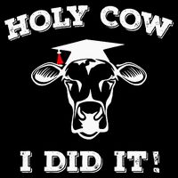 Holy Cow Funny Dairy Farmer Midwest Pride Button