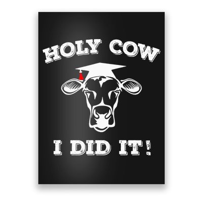 Holy Cow Funny Dairy Farmer Midwest Pride Poster