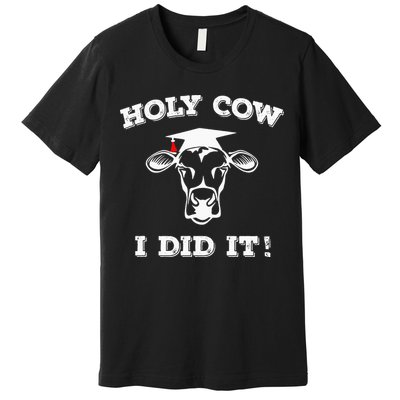 Holy Cow Funny Dairy Farmer Midwest Pride Premium T-Shirt