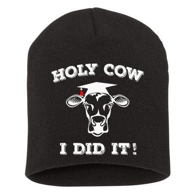 Holy Cow Funny Dairy Farmer Midwest Pride Short Acrylic Beanie