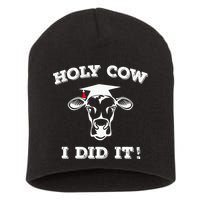 Holy Cow Funny Dairy Farmer Midwest Pride Short Acrylic Beanie