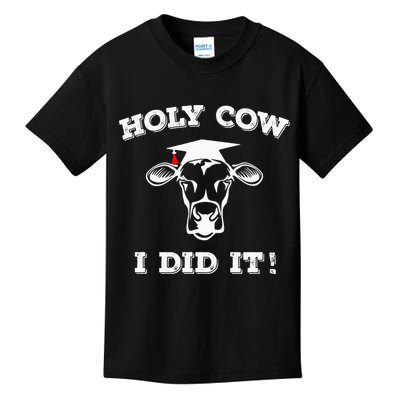 Holy Cow Funny Dairy Farmer Midwest Pride Kids T-Shirt