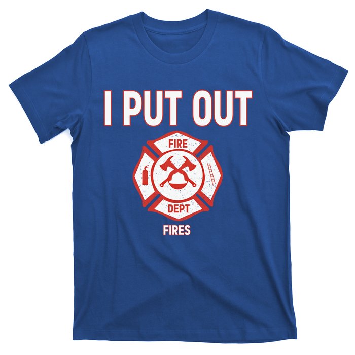 Halloween Costume Funny Firefighter I Put Out Fires Fire Cute Gift T-Shirt