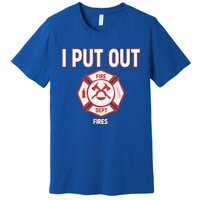 Halloween Costume Funny Firefighter I Put Out Fires Fire Cute Gift Premium T-Shirt