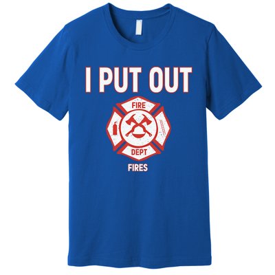 Halloween Costume Funny Firefighter I Put Out Fires Fire Cute Gift Premium T-Shirt