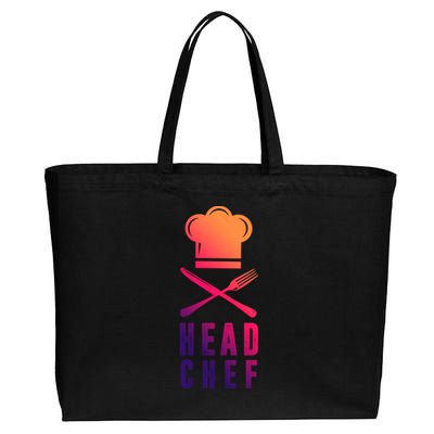 Head Chef Family Outfits Group Matching Sous Chef Mom Gift Cotton Canvas Jumbo Tote