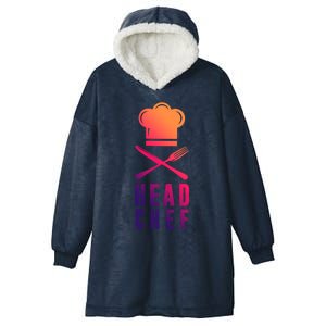 Head Chef Family Outfits Group Matching Sous Chef Mom Gift Hooded Wearable Blanket