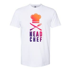 Head Chef Family Outfits Group Matching Sous Chef Mom Gift Softstyle® CVC T-Shirt