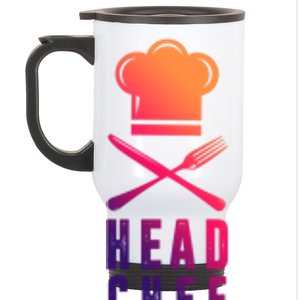 Head Chef Family Outfits Group Matching Sous Chef Mom Gift Stainless Steel Travel Mug