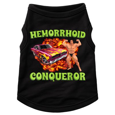 Hemorrhoid Conqueror Funny Meme Weird Offensive Cringe Joke Doggie Tank