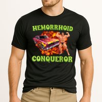 Hemorrhoid Conqueror Funny Meme Weird Offensive Cringe Joke Cooling Performance Crew T-Shirt