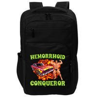 Hemorrhoid Conqueror Funny Meme Weird Offensive Cringe Joke Impact Tech Backpack