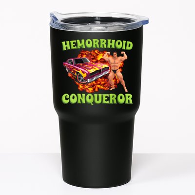 Hemorrhoid Conqueror Funny Meme Weird Offensive Cringe Joke Tumbler