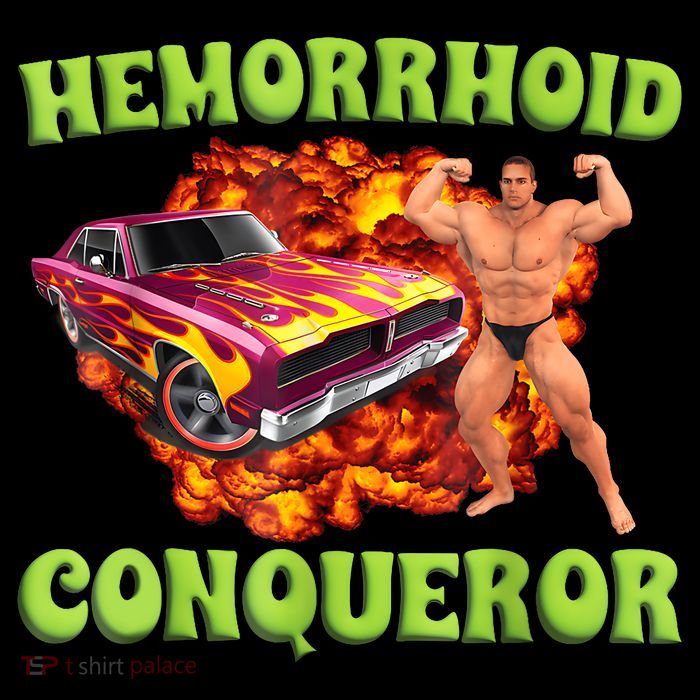 Hemorrhoid Conqueror Funny Meme Weird Offensive Cringe Joke Crop Top
