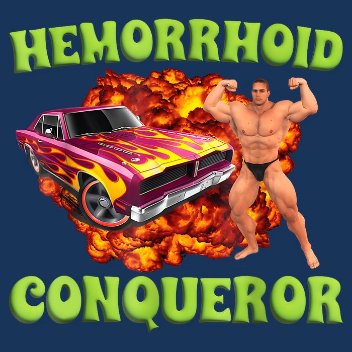 Hemorrhoid Conqueror Funny Meme Weird Offensive Cringe Joke Infant Baby Jersey Bodysuit