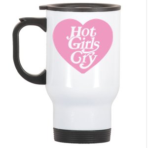 Hot Cry (Front+Back) Trendy Aesthetic Summer Cute Gift Stainless Steel Travel Mug