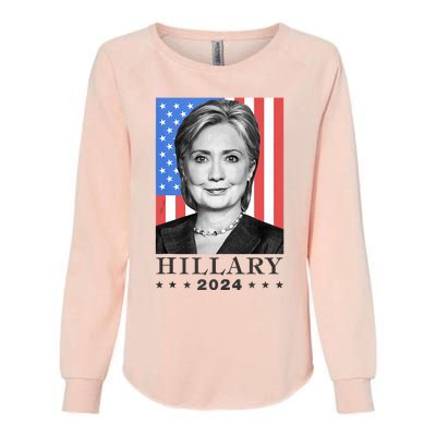 Hillary Clinton For Democrat For President In 2024 Election Womens California Wash Sweatshirt