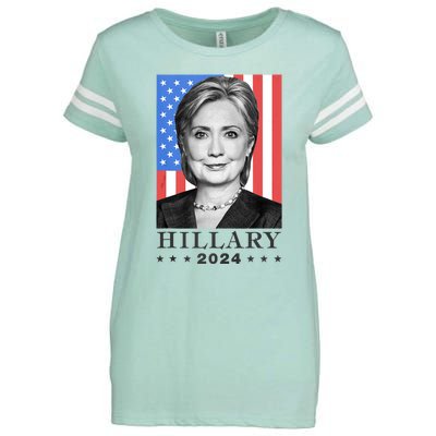 Hillary Clinton For Democrat For President In 2024 Election Enza Ladies Jersey Football T-Shirt