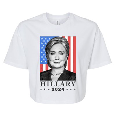 Hillary Clinton For Democrat For President In 2024 Election Bella+Canvas Jersey Crop Tee