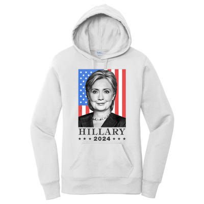 Hillary Clinton For Democrat For President In 2024 Election Women's Pullover Hoodie