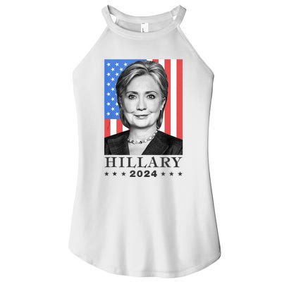 Hillary Clinton For Democrat For President In 2024 Election Women's Perfect Tri Rocker Tank