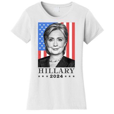 Hillary Clinton For Democrat For President In 2024 Election Women's T-Shirt