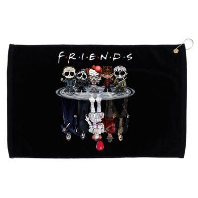 Horror Characters Friends Chibi Shadow Cute Horror Halloween Squad Grommeted Golf Towel