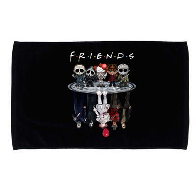 Horror Characters Friends Chibi Shadow Cute Horror Halloween Squad Microfiber Hand Towel