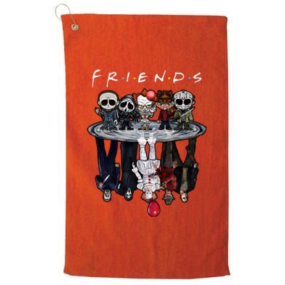 Horror Characters Friends Chibi Shadow Cute Horror Halloween Squad Platinum Collection Golf Towel