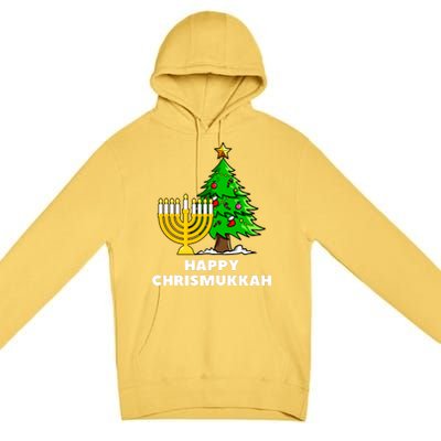 Happy Chrismukkah Funny Hanukkah And Christmas Gift Premium Pullover Hoodie