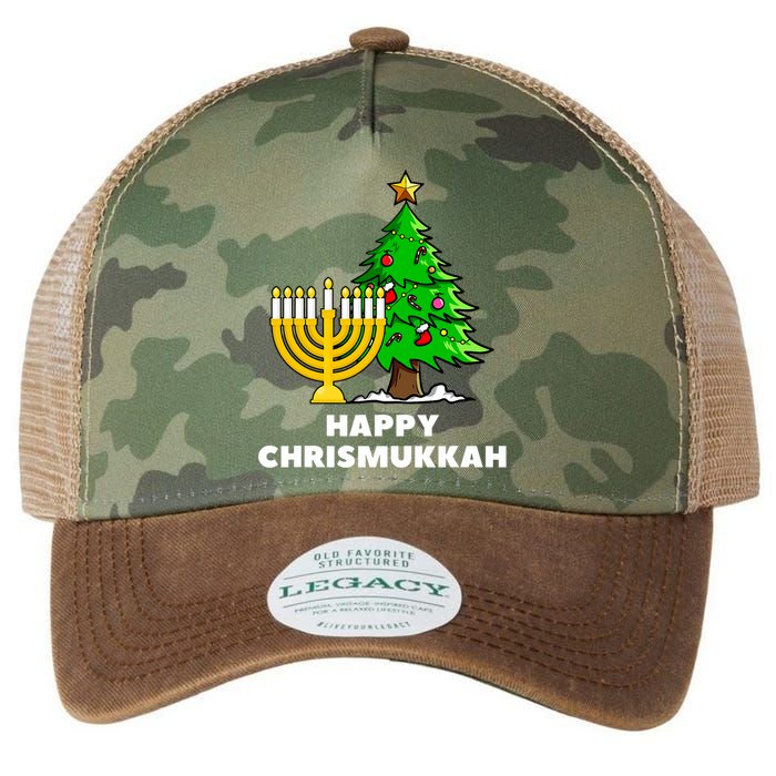 Happy Chrismukkah Funny Hanukkah And Christmas Gift Legacy Tie Dye Trucker Hat