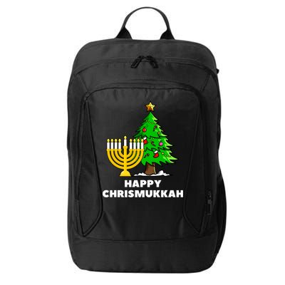 Happy Chrismukkah Funny Hanukkah And Christmas Gift City Backpack