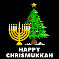 Happy Chrismukkah Funny Hanukkah And Christmas Gift Sustainable Bucket Hat