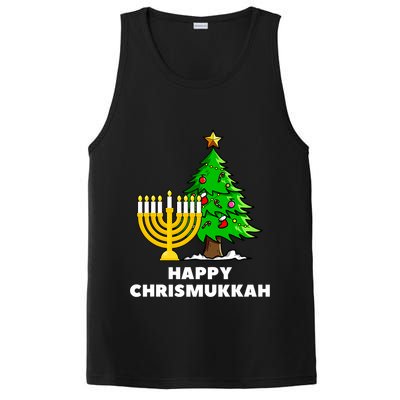 Happy Chrismukkah Funny Hanukkah And Christmas Gift PosiCharge Competitor Tank