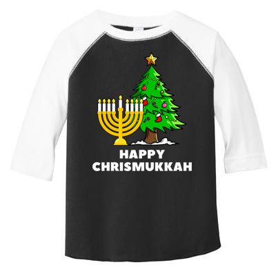 Happy Chrismukkah Funny Hanukkah And Christmas Gift Toddler Fine Jersey T-Shirt