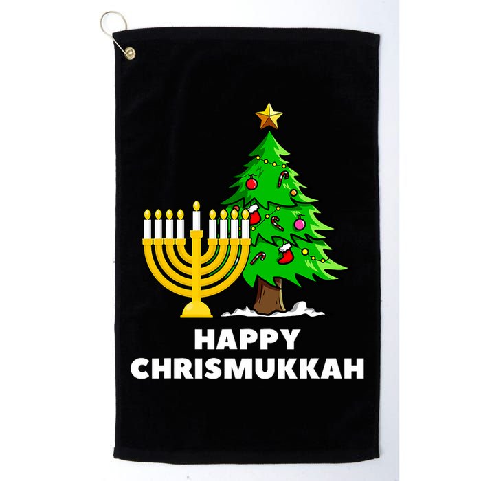 Happy Chrismukkah Funny Hanukkah And Christmas Gift Golf Towel