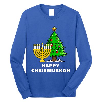 Happy Chrismukkah Funny Hanukkah And Christmas Gift Long Sleeve Shirt