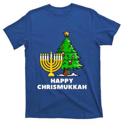 Happy Chrismukkah Funny Hanukkah And Christmas Gift T-Shirt