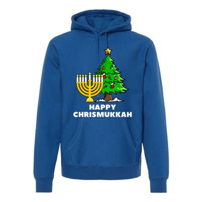 Happy Chrismukkah Funny Hanukkah And Christmas Gift Premium Hoodie