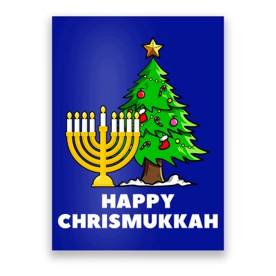 Happy Chrismukkah Funny Hanukkah And Christmas Gift Poster
