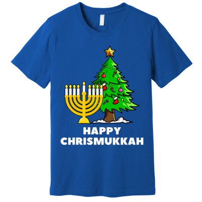 Happy Chrismukkah Funny Hanukkah And Christmas Gift Premium T-Shirt