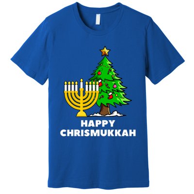 Happy Chrismukkah Funny Hanukkah And Christmas Gift Premium T-Shirt