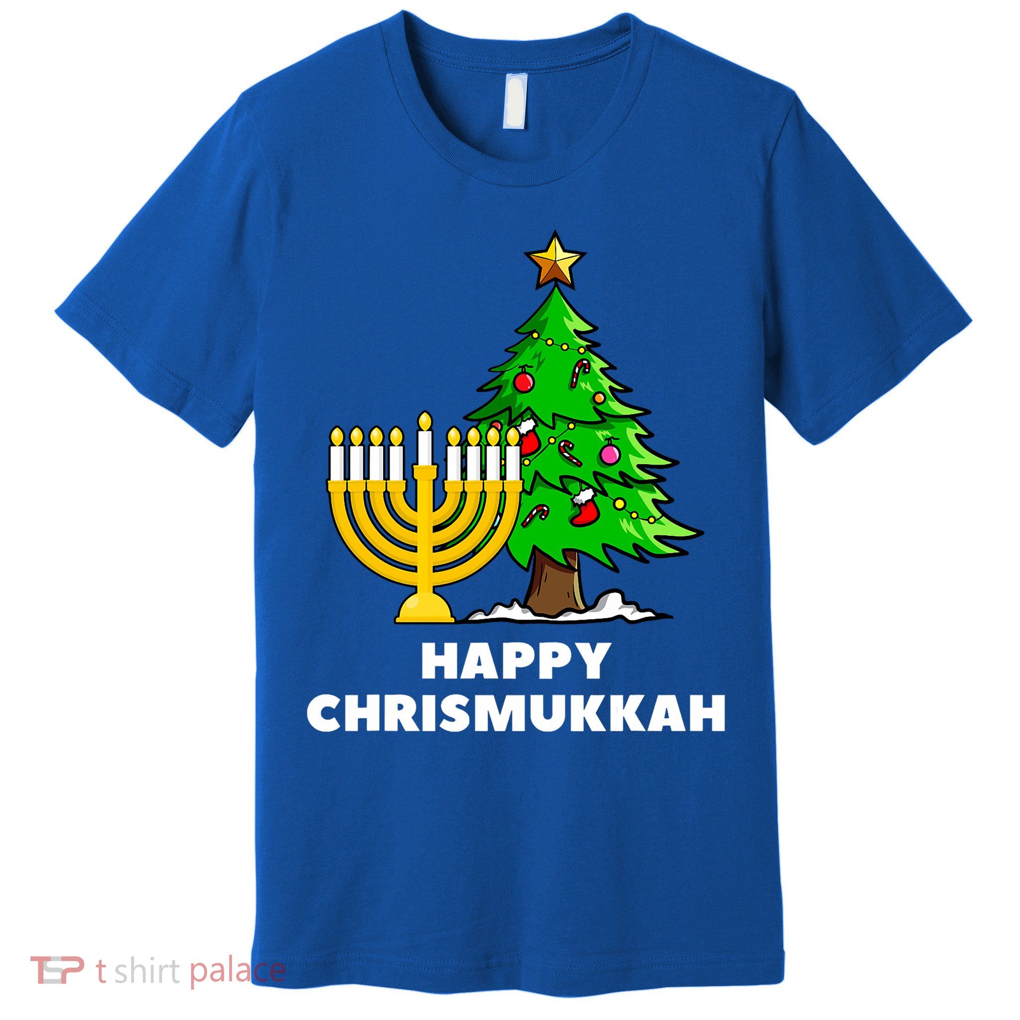 Happy Chrismukkah Funny Hanukkah And Christmas Gift Premium T-Shirt