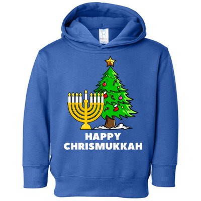 Happy Chrismukkah Funny Hanukkah And Christmas Gift Toddler Hoodie