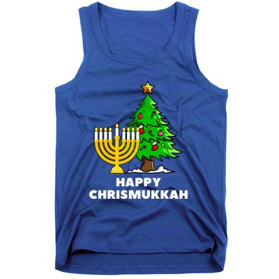 Happy Chrismukkah Funny Hanukkah And Christmas Gift Tank Top