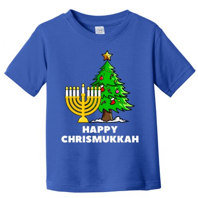 Happy Chrismukkah Funny Hanukkah And Christmas Gift Toddler T-Shirt