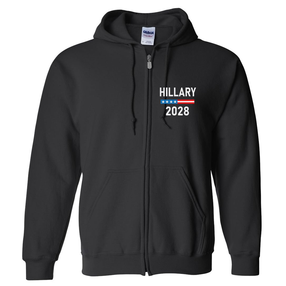 Hillary Clinton For President Hillary Clinton 2028 Full Zip Hoodie